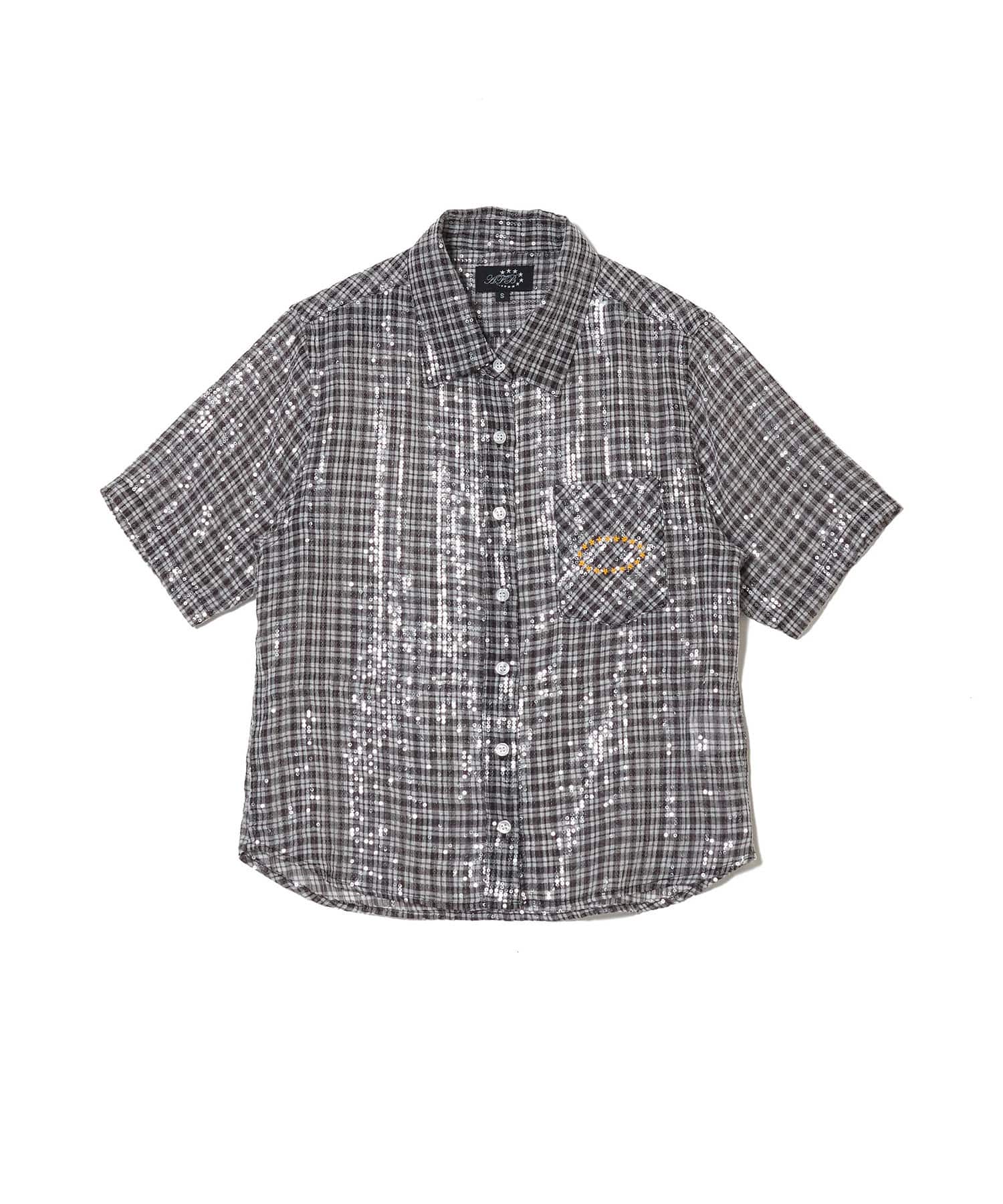WMS SHEER SPANGLE SS SHIRTS