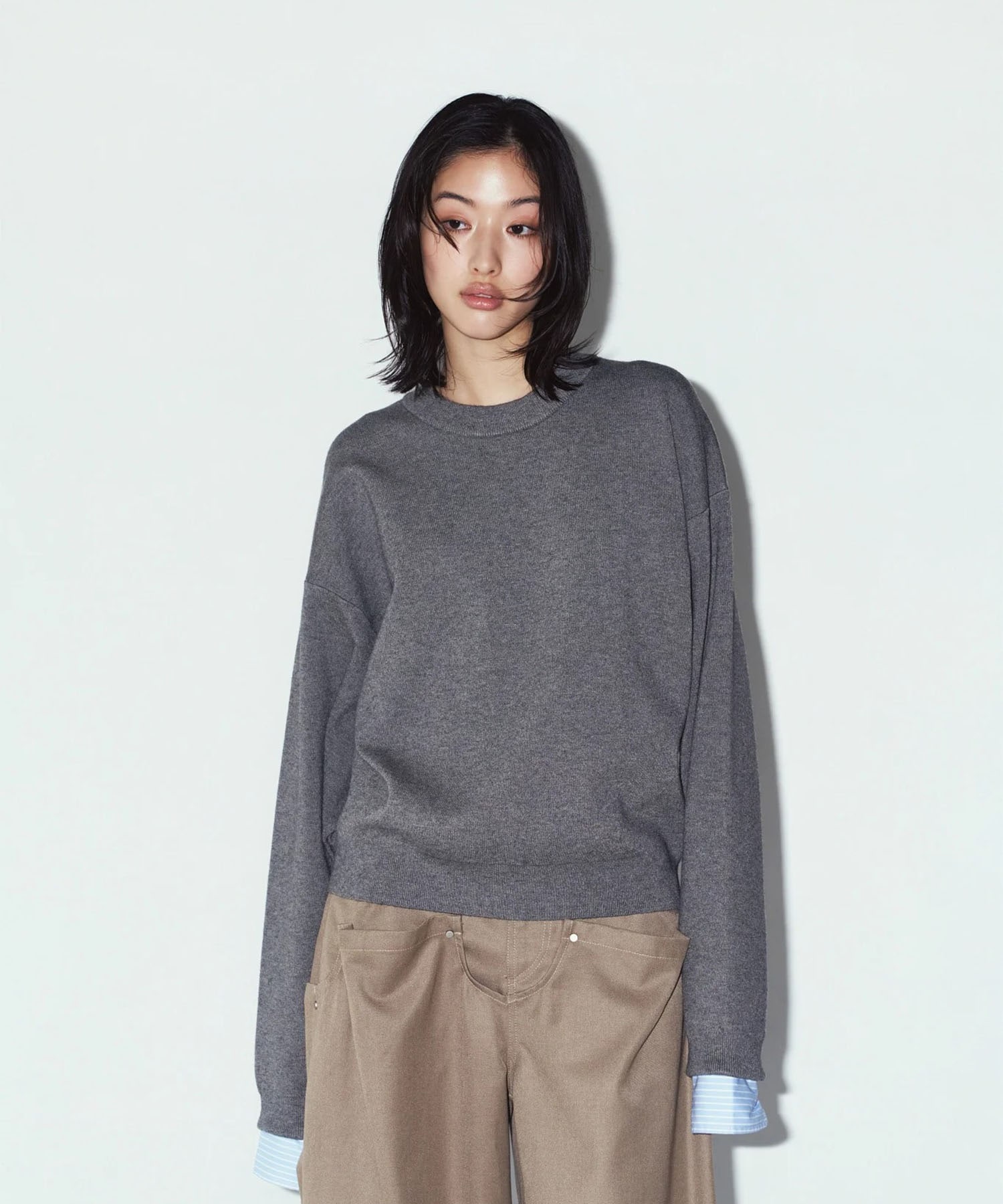 2way cuffs normcore knit