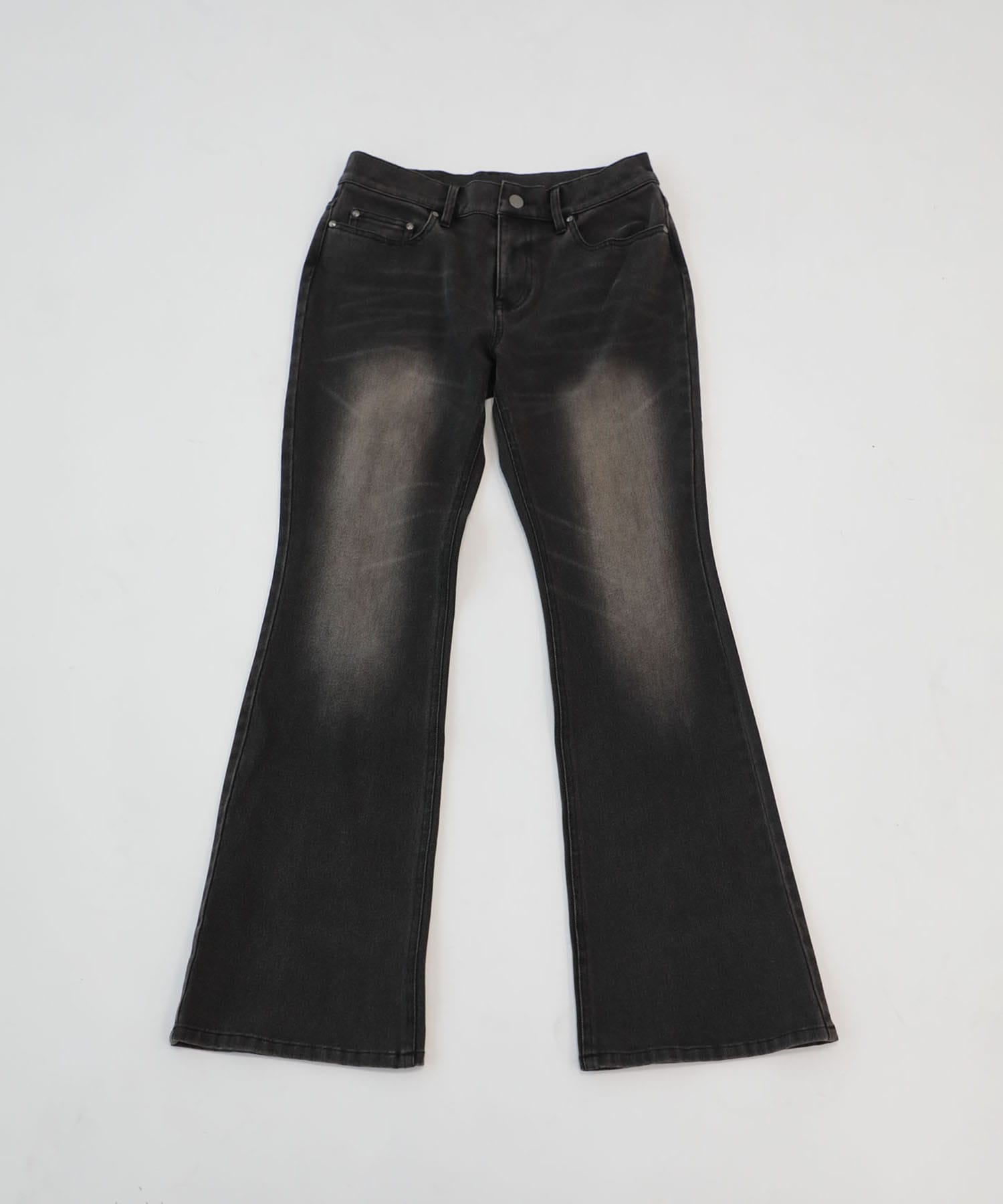 stretch flare jeans