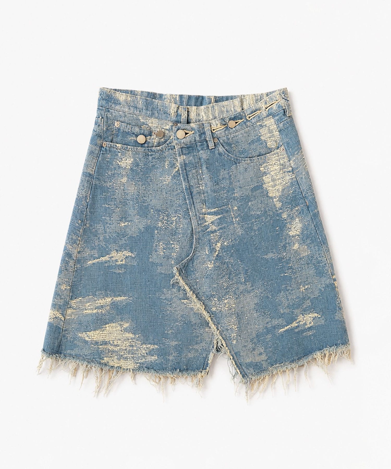EX.DENIM WRAP SKIRT