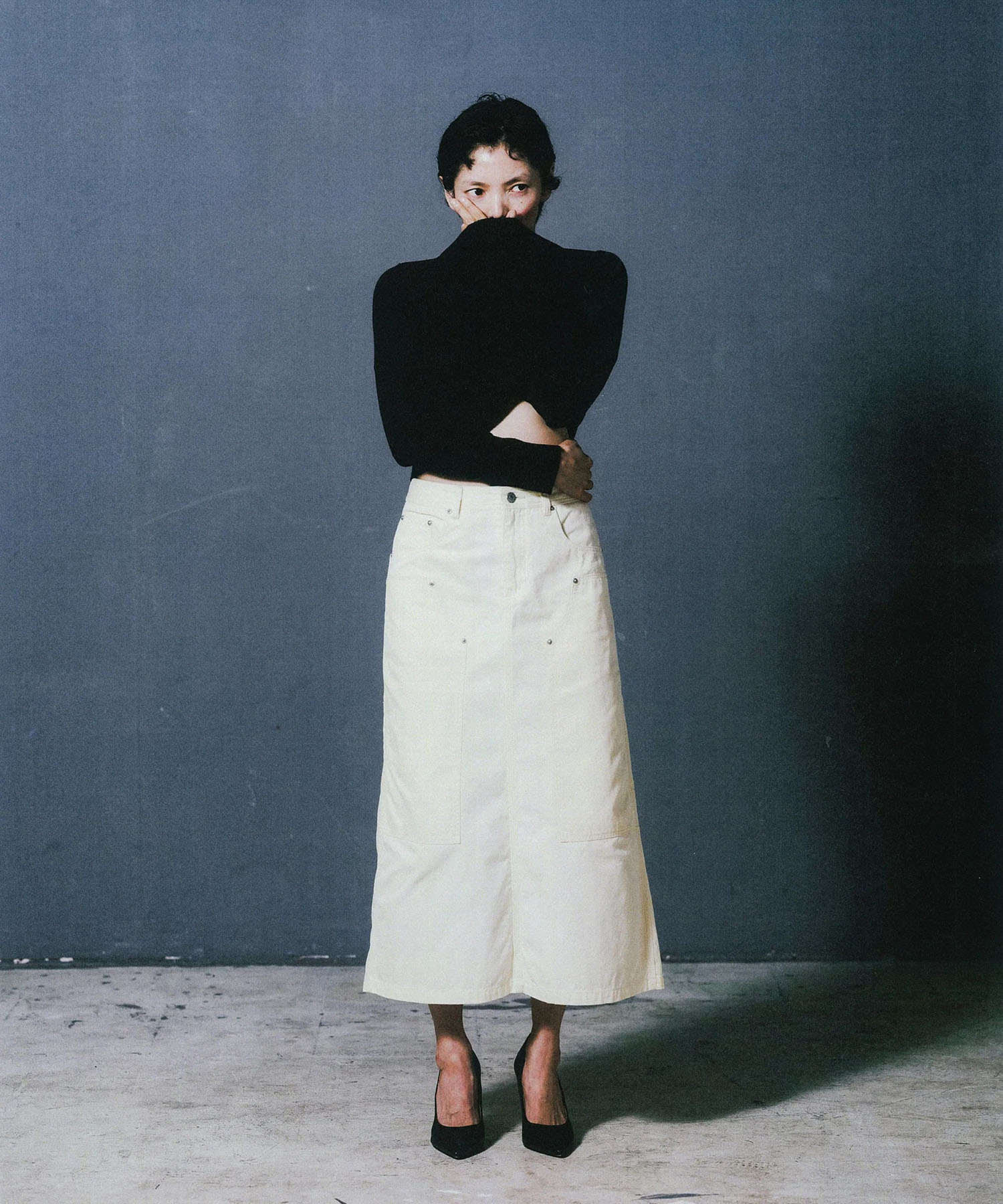 DOUBLE KNEE SKIRT