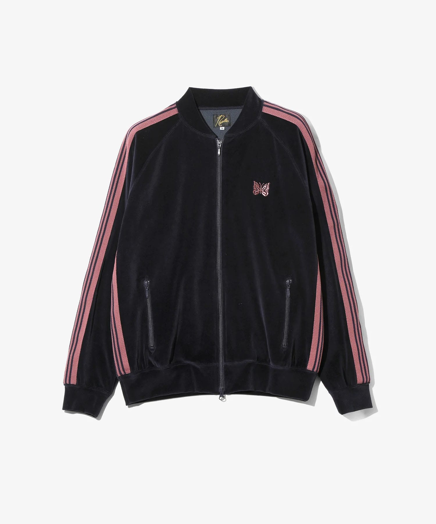 Rib Collar Track Jacket - C/PE Velour