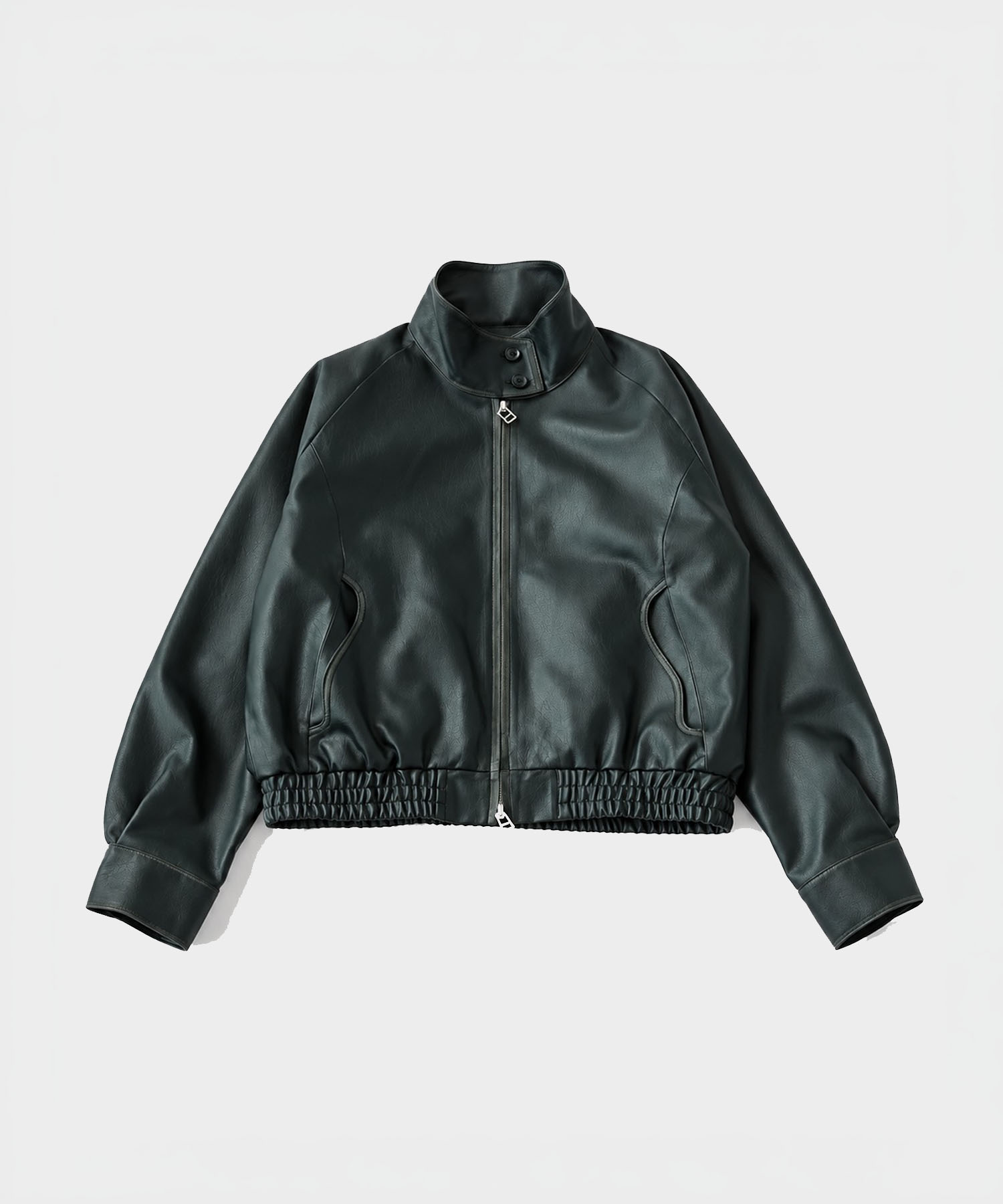 harrington jacket vintage faux leather