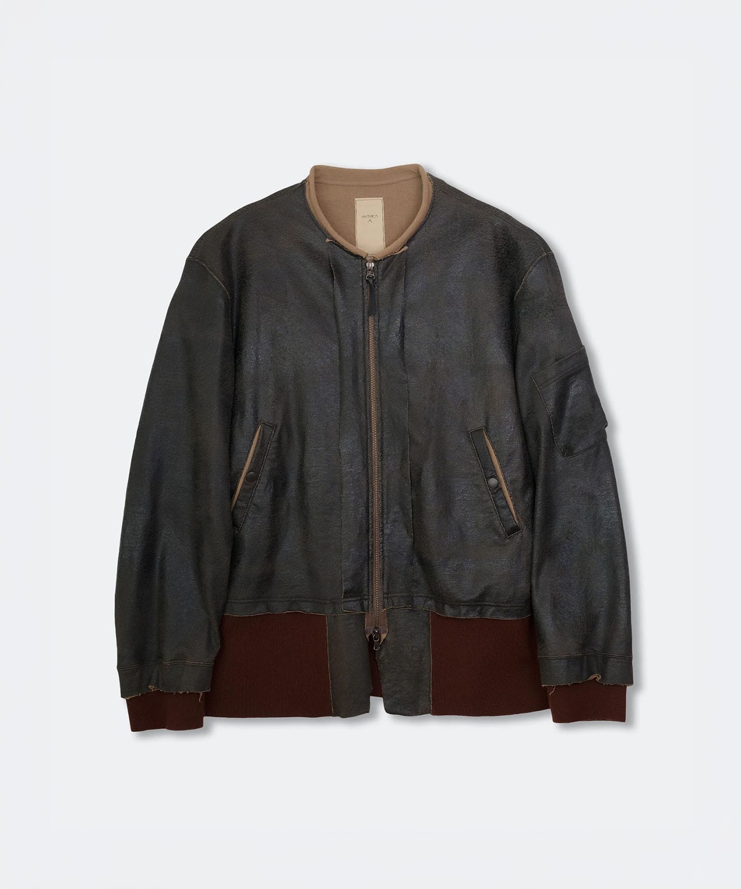 CRACK TERRY MILITARY BLOUSON