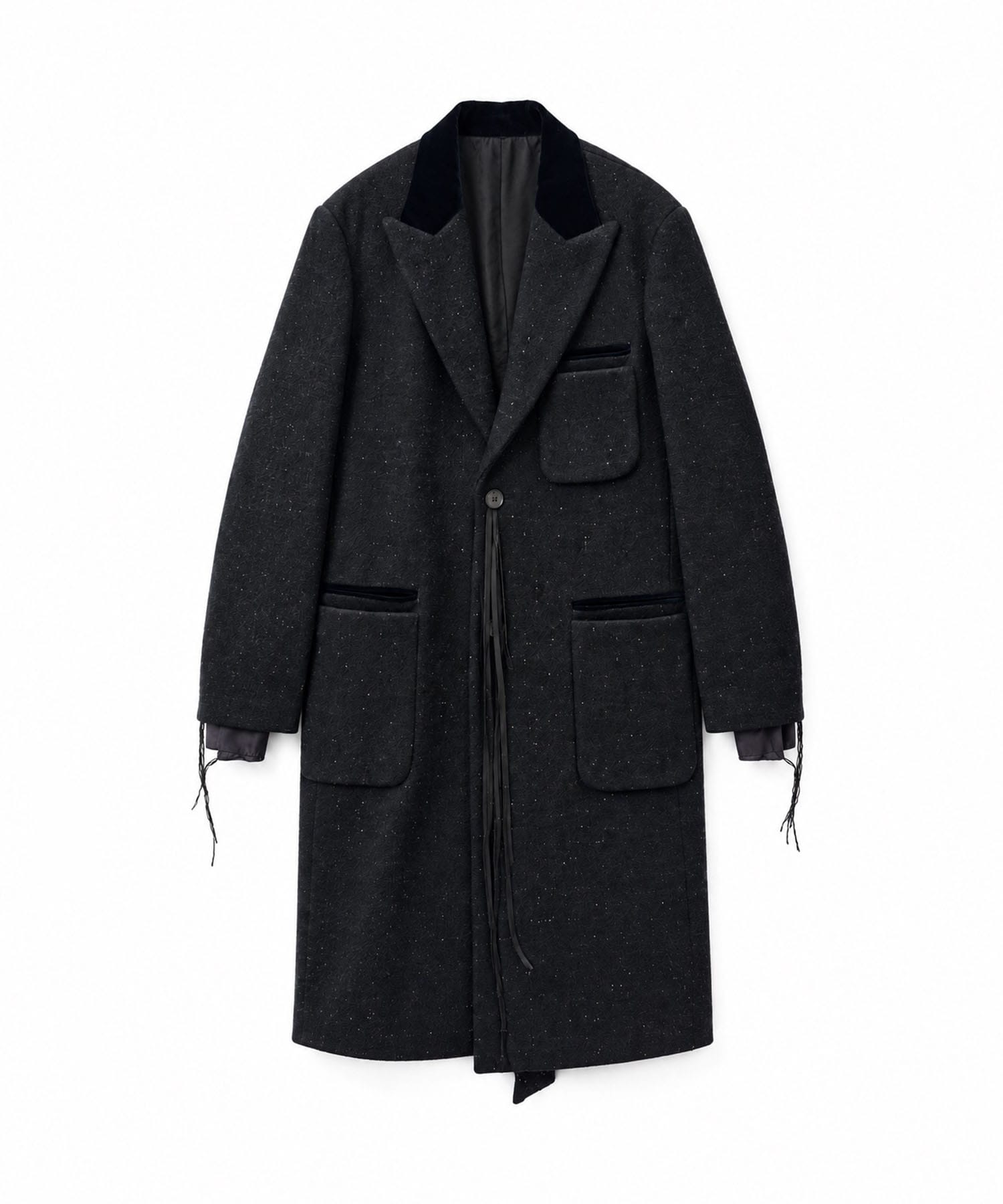 GLITTER TWEED COAT