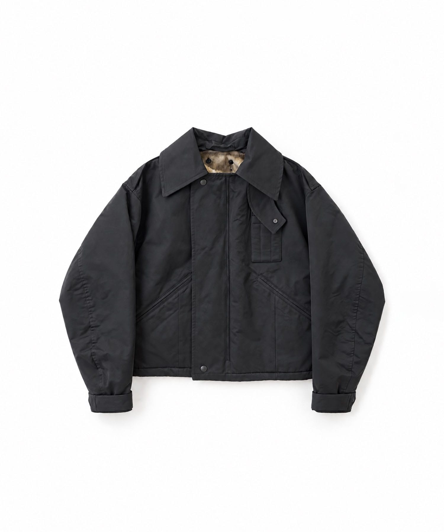 WATERPROOF NYLON COTTON BOMBER JACKET