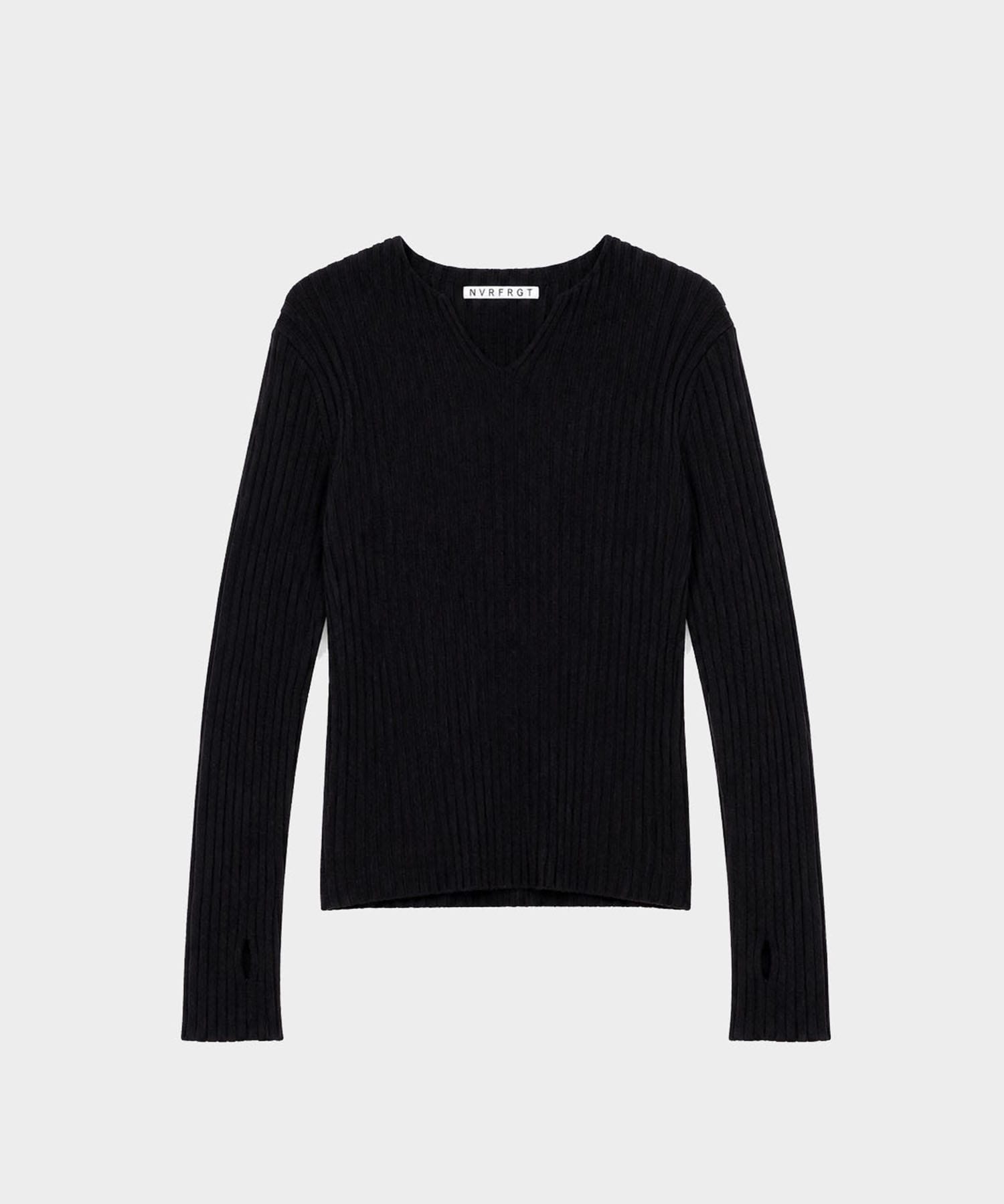 FITTED RIBBED TOP
