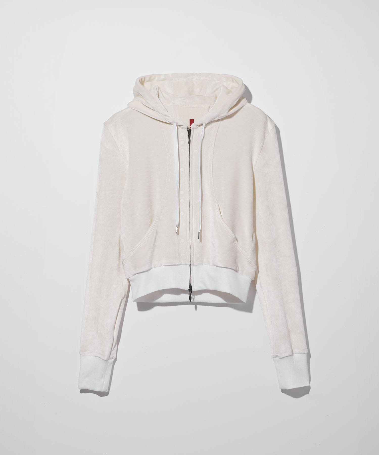 soft velour hoodie
