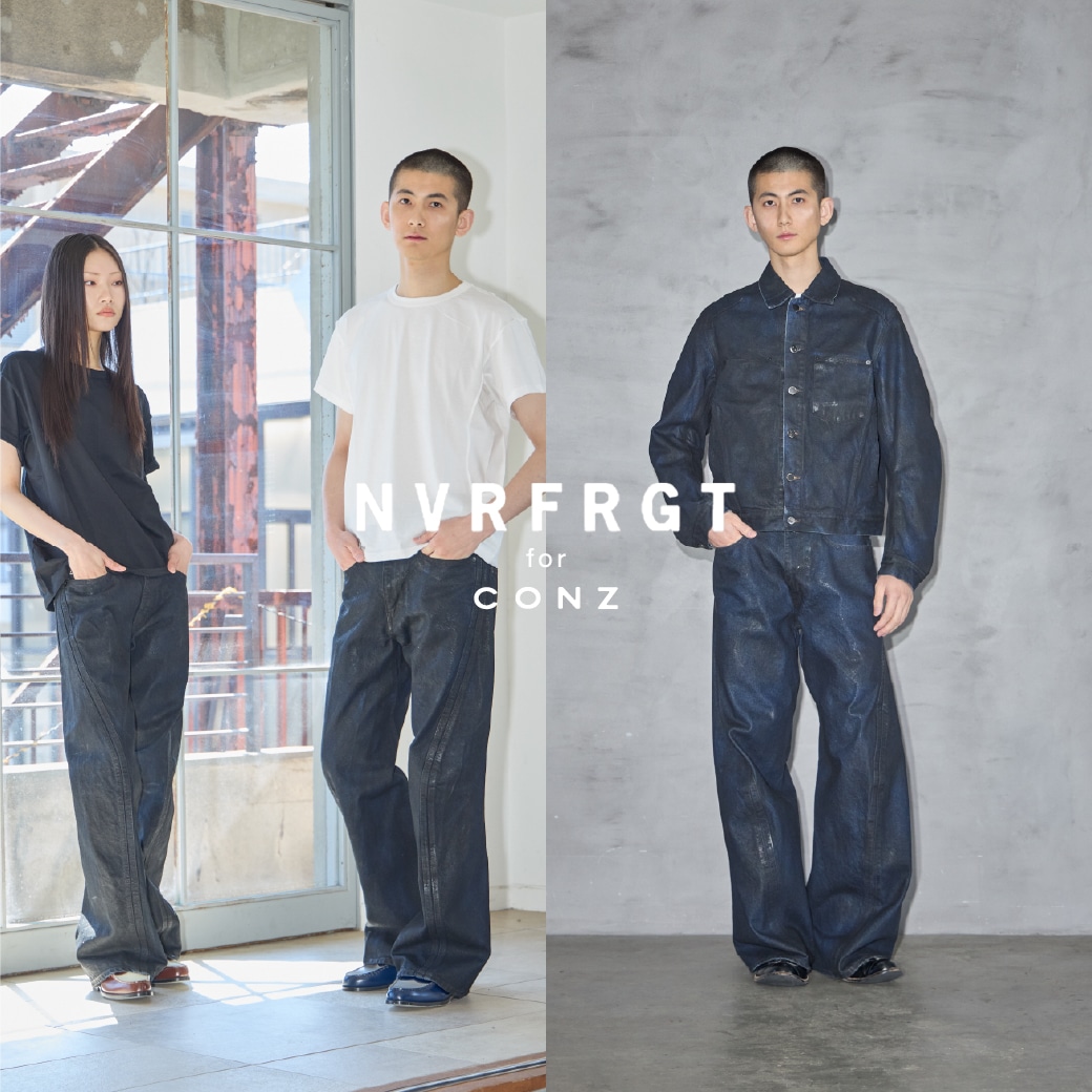CONZ×NVRFRGT exclusive collection BLACK COATING