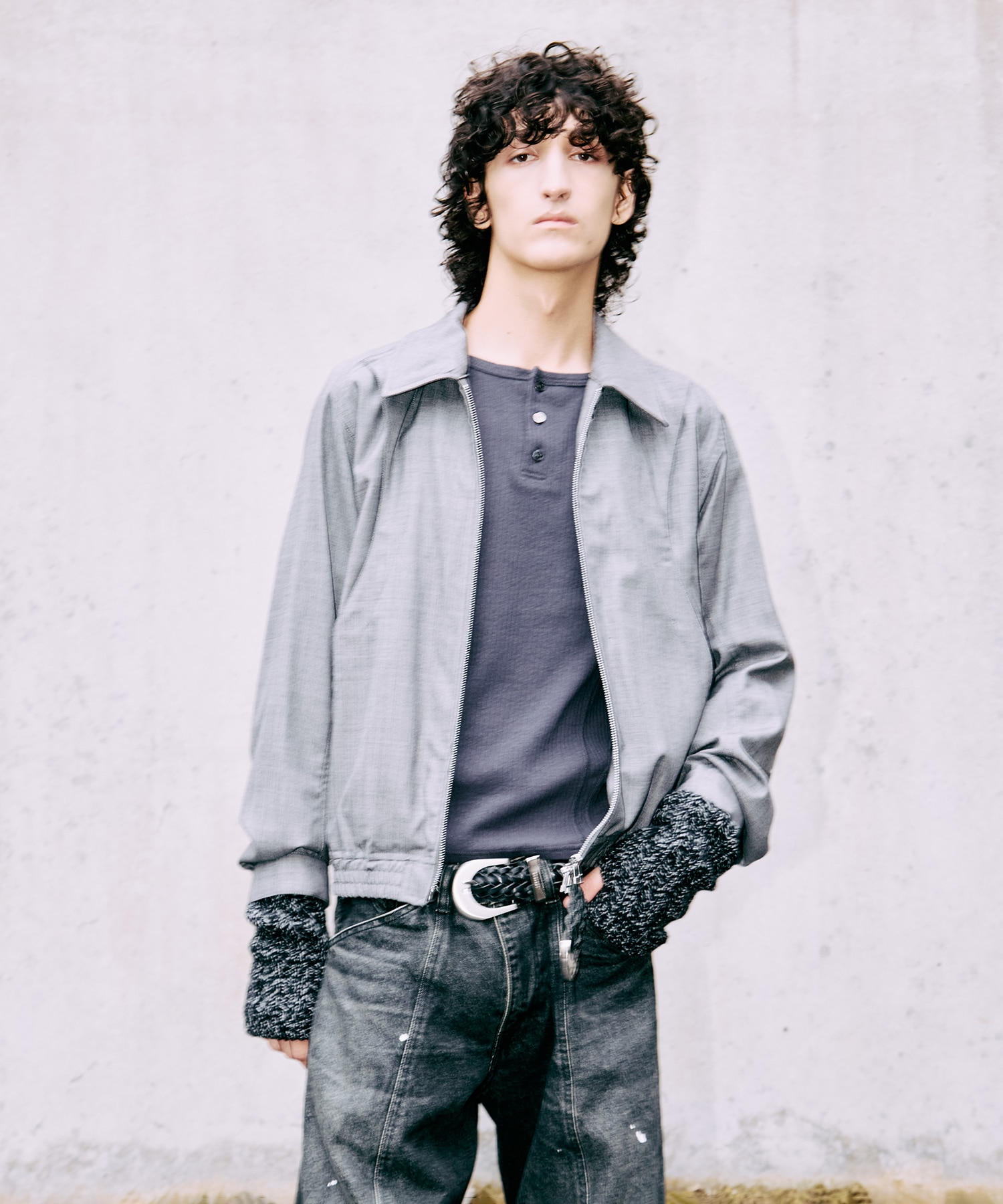 別注 wool utility jacket