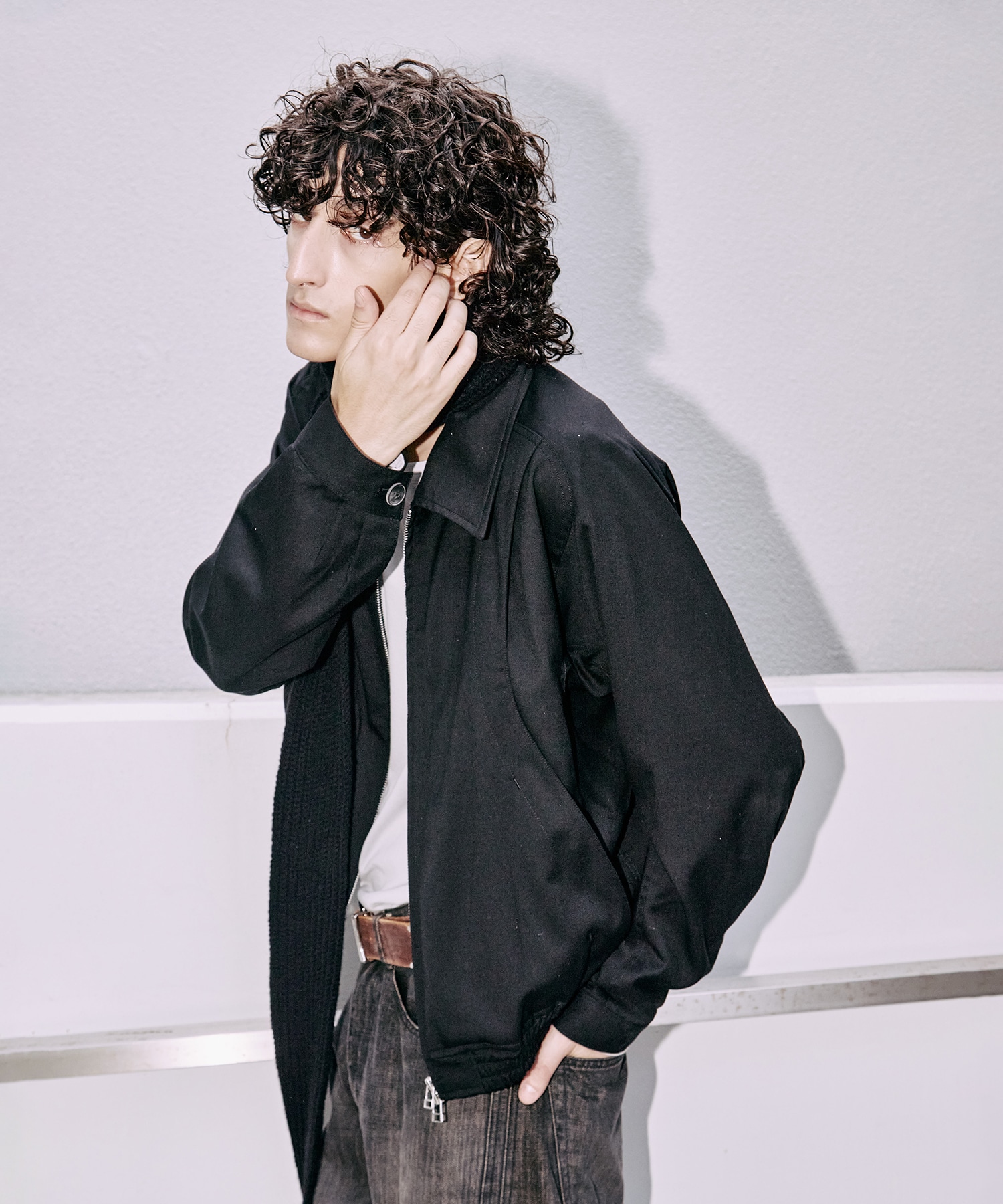 別注 wool utility jacket